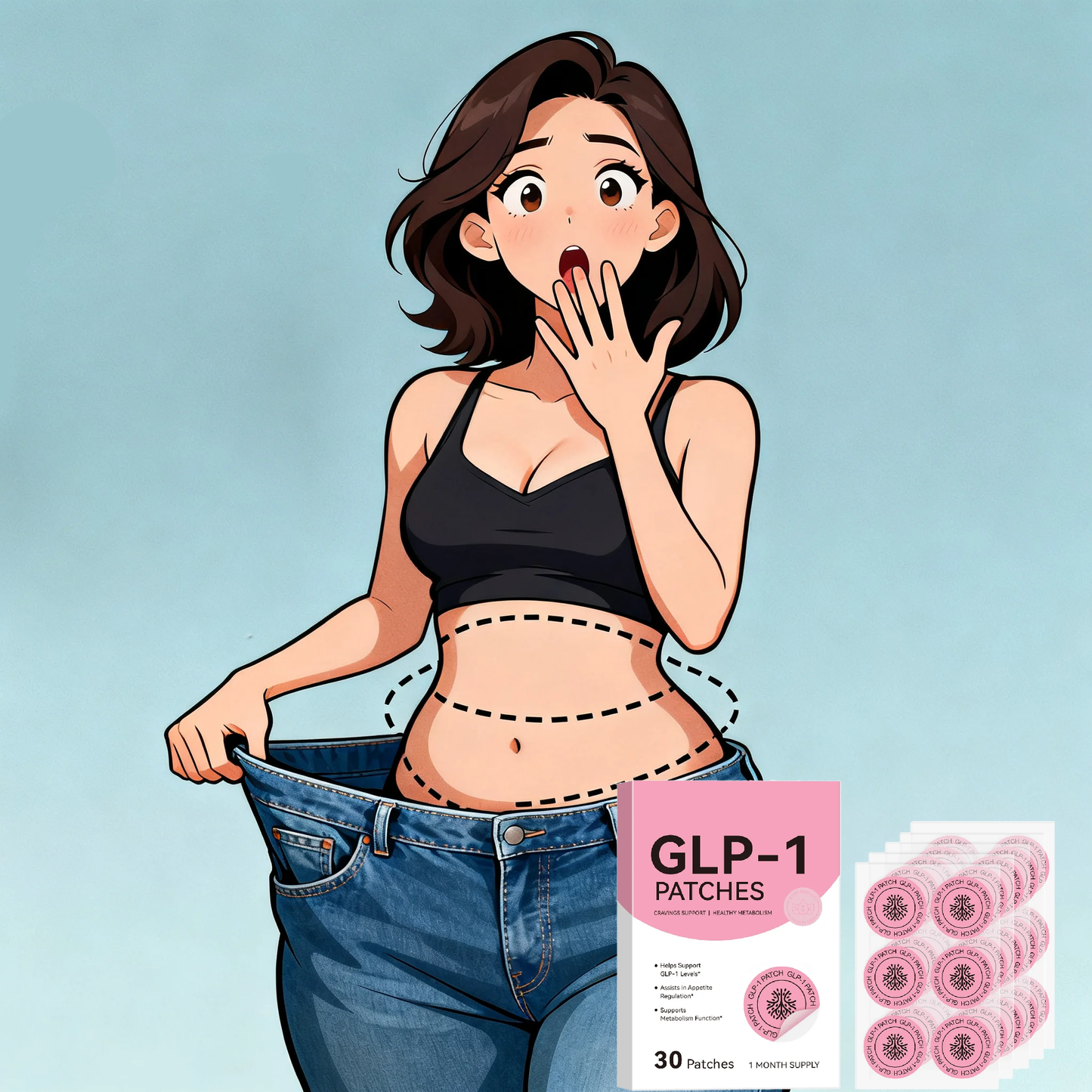 GLP-1 Weight Loss Body Patches