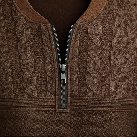 Alpine Wool Zip Pullover