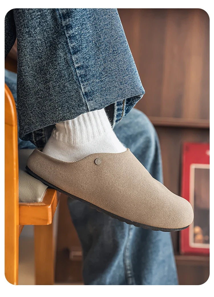 Cozy Premium Suede Clogs